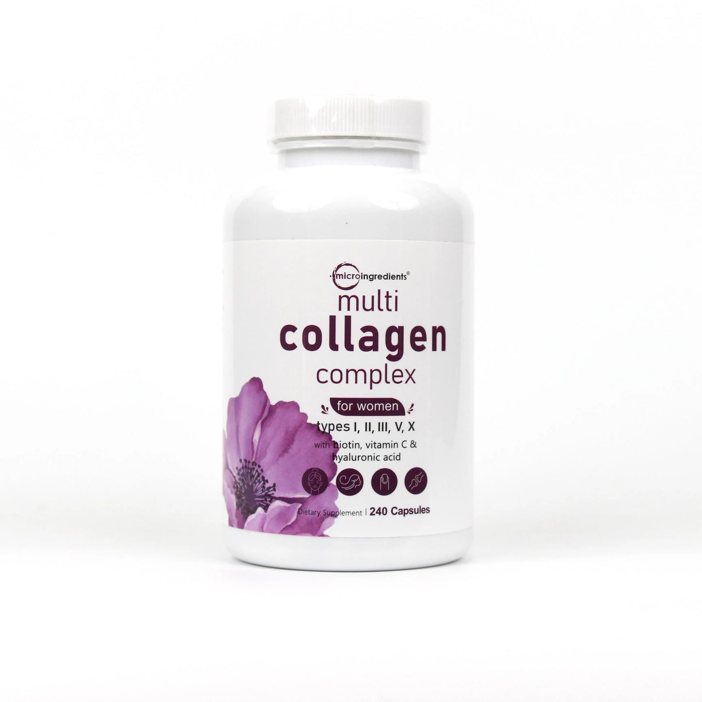 Premium Multi-Collagen Peptides Powder™ (Types I, II, III, V, X) - Hydrolyzed Protein
